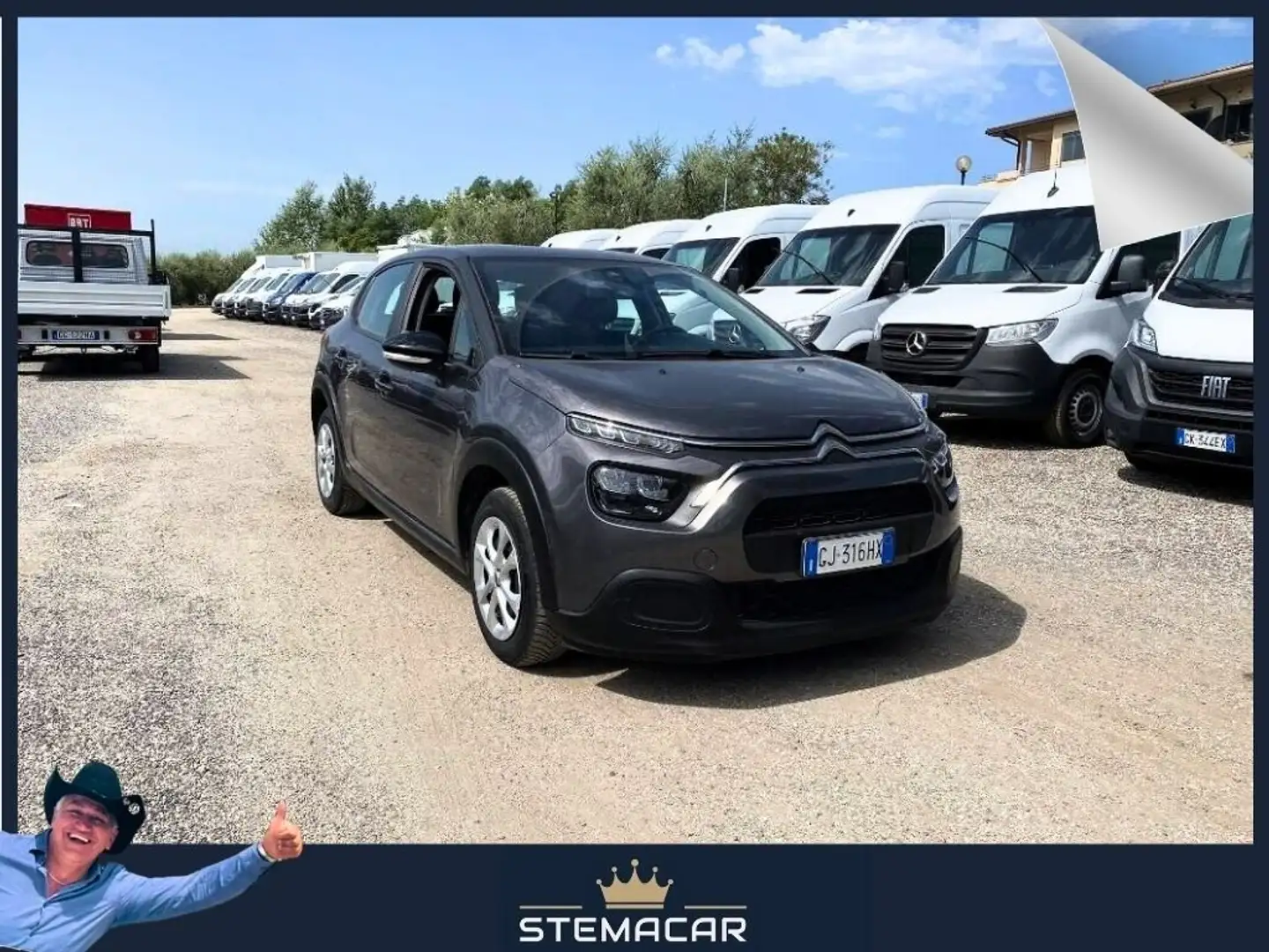 Citroen C3 1.5 bluehdi 1.5 HDI 100cv S&S Business combi N1 Grijs - 1