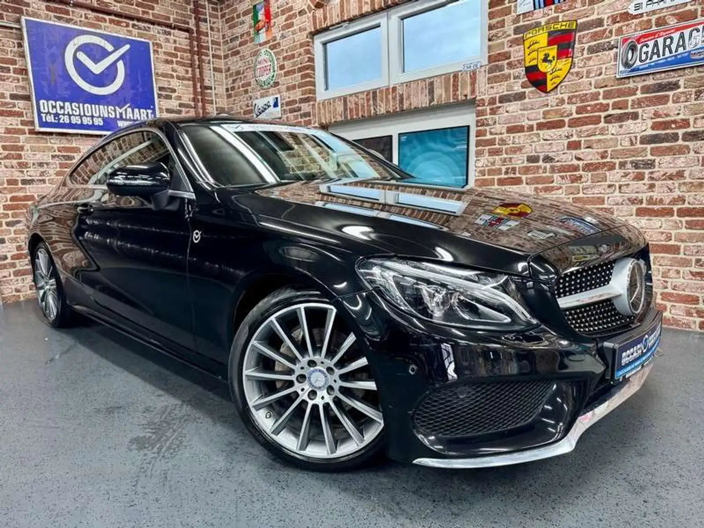 Mercedes-Benz C 180 C180 Coupé 156cv Auto AMG-LINE Cuir/SiègCh Noir - 1
