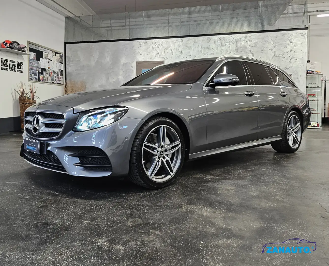 Mercedes-Benz E 220 SW 220 d Premium 4matic auto Gris - 1