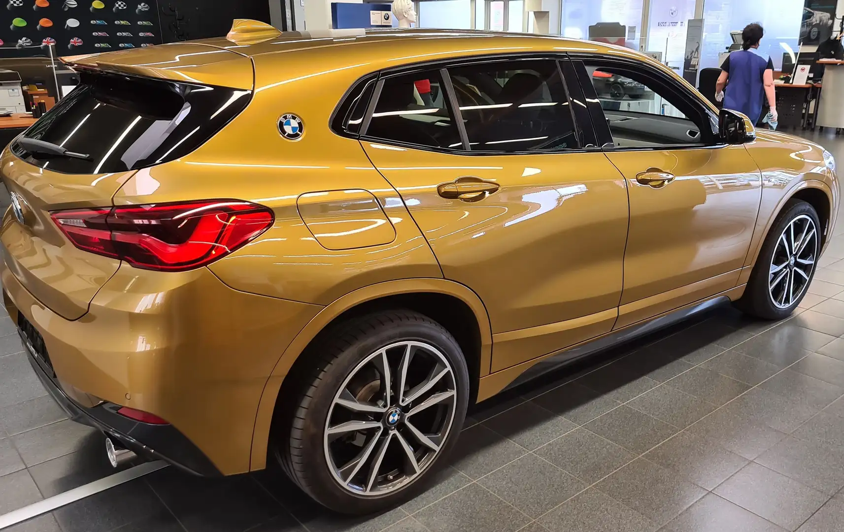 BMW X2 xDrive18d - M-Paket, Headup-Display und Ledersitze Gold - 2