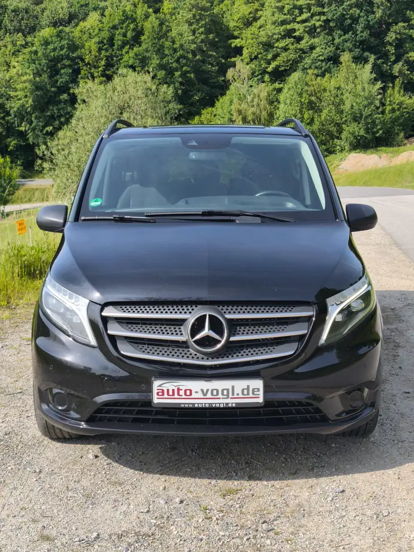 Mercedes-Benz Vito Tourer 119CDI Pro 4x4 lang ILS,AHK,8Sitz,2xSchiebe Schwarz - 2