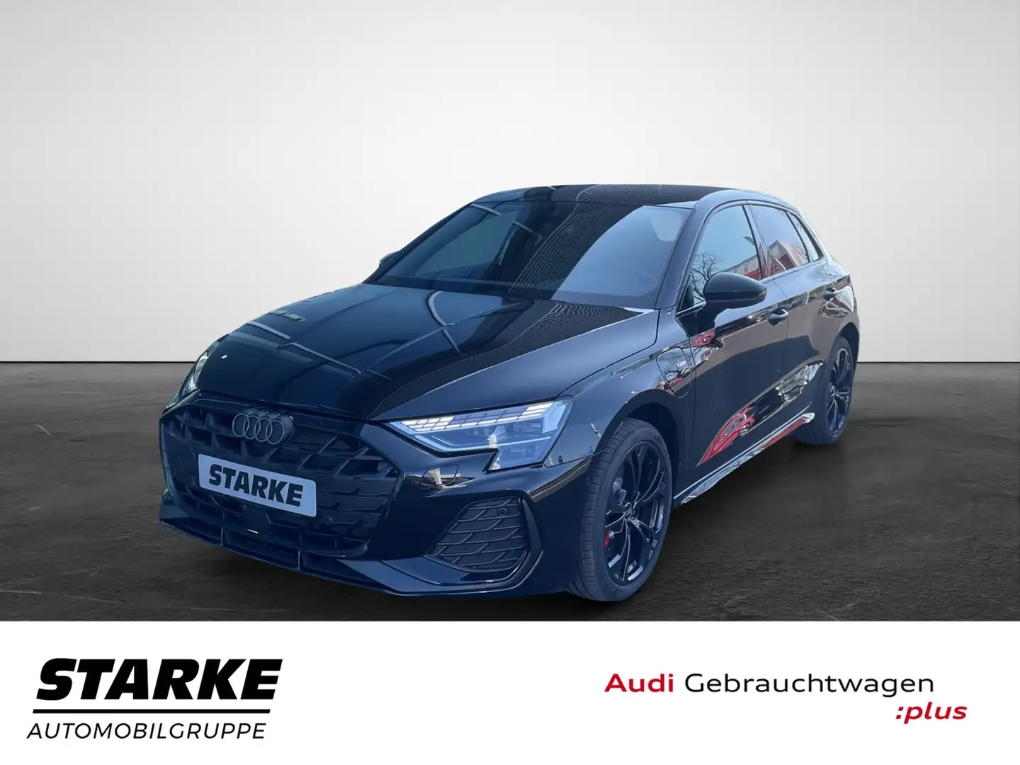 Audi A3 Sportback 45 TFSI e S tronic S line Schwarz - 2