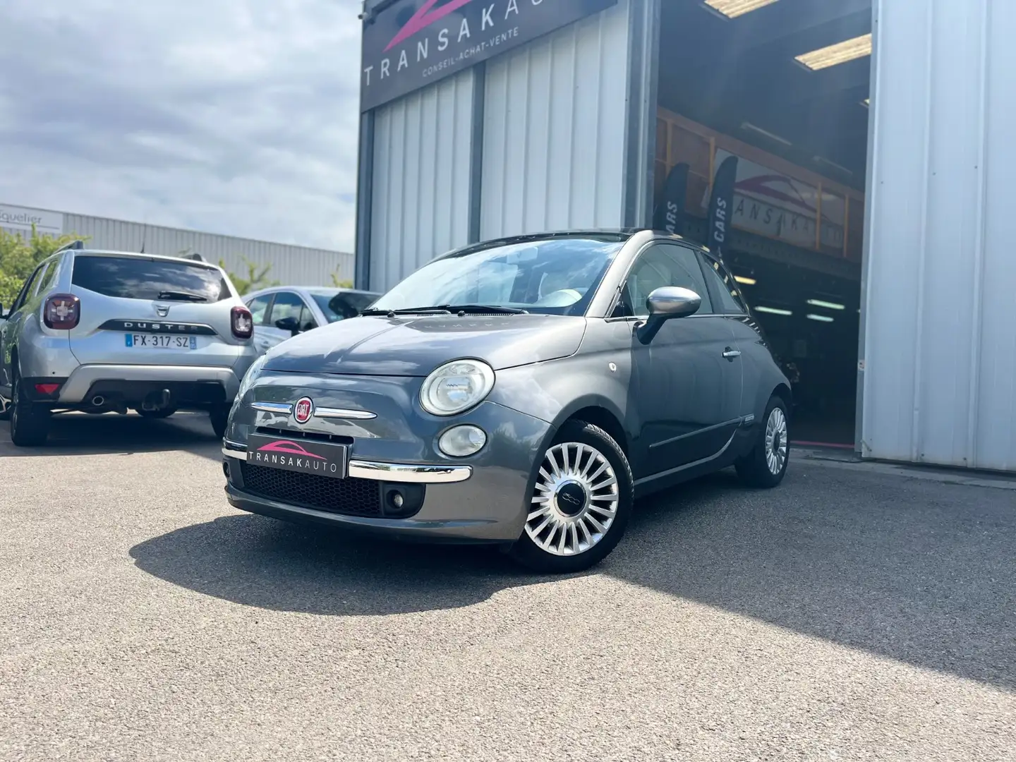 Fiat 500 Bi-Color Gris - 1
