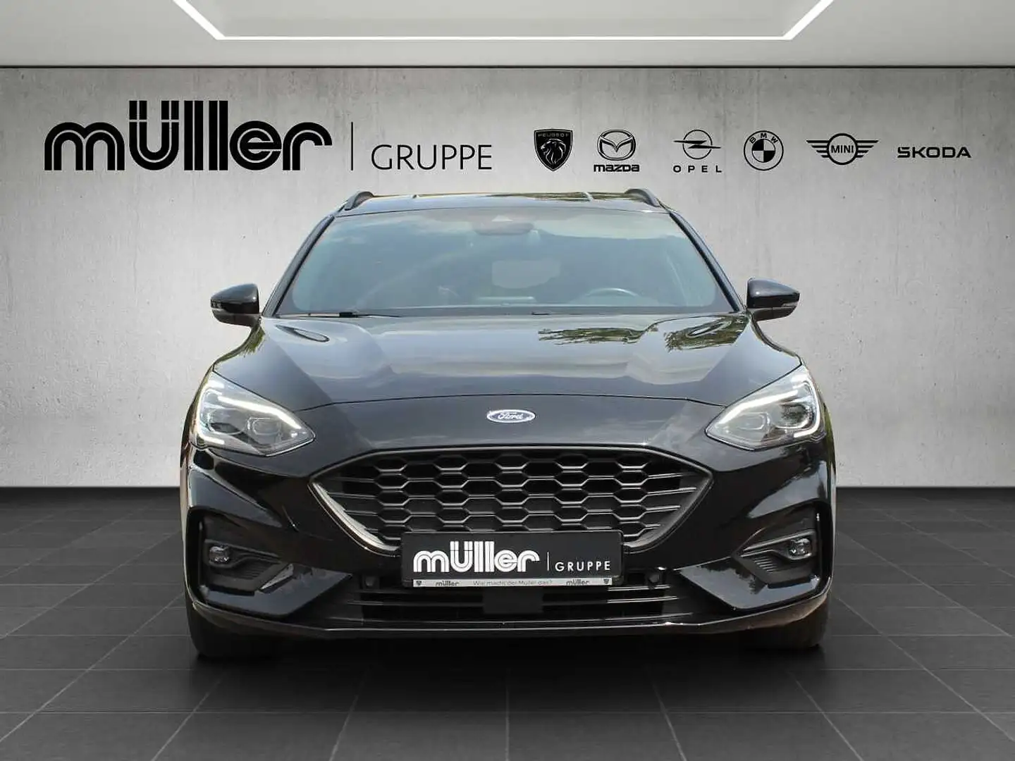 Ford Focus Kombi 1.0 EcoBoost Mild-Hybrid ST-LINE Zwart - 2