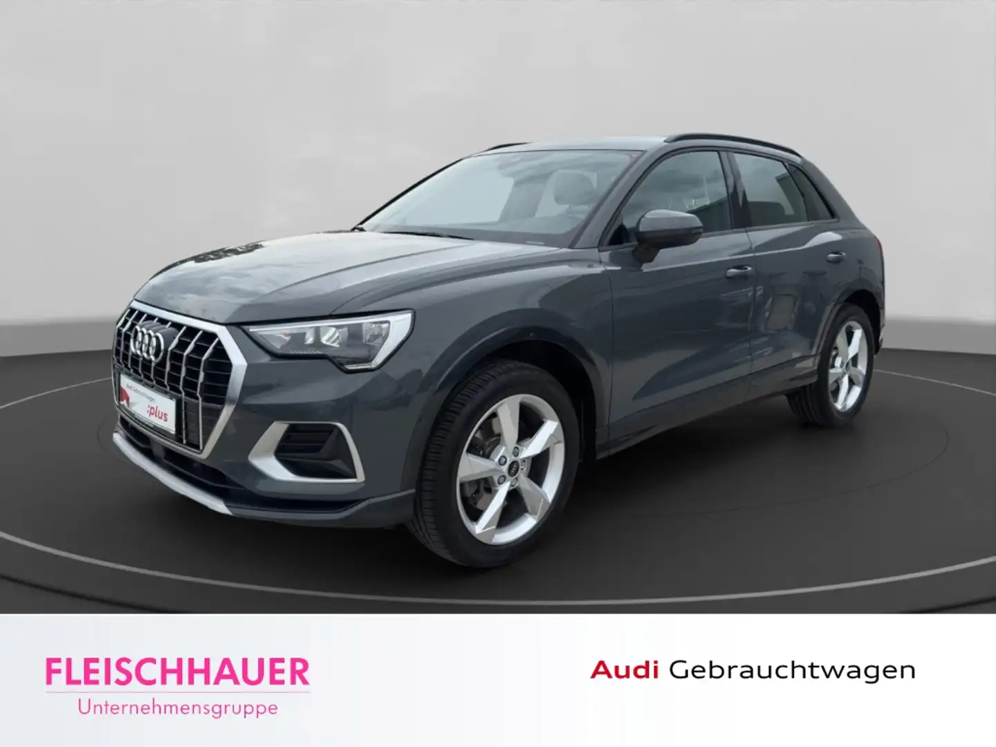 Audi Q3 40 TDI qu. advanced Navi+LED+AHK+19''+VC+sound+GRA Grau - 1
