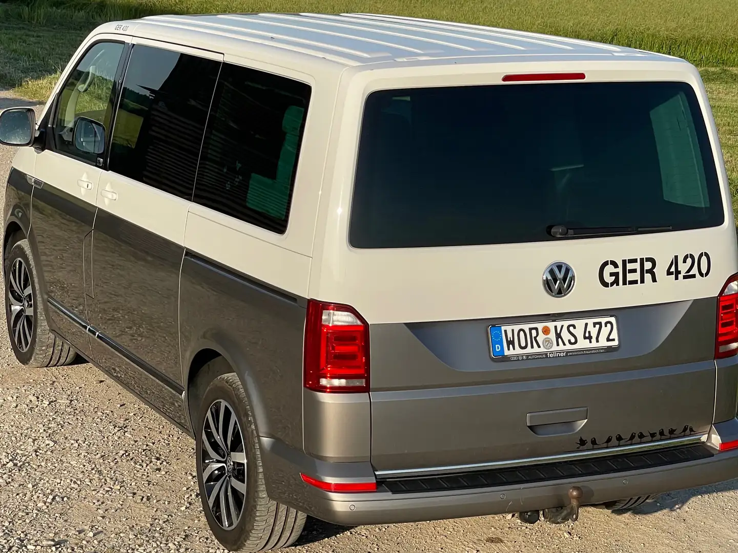 Volkswagen T6 Multivan Transporter T6 TDI BMT DSG Kurz Business Weiß - 2