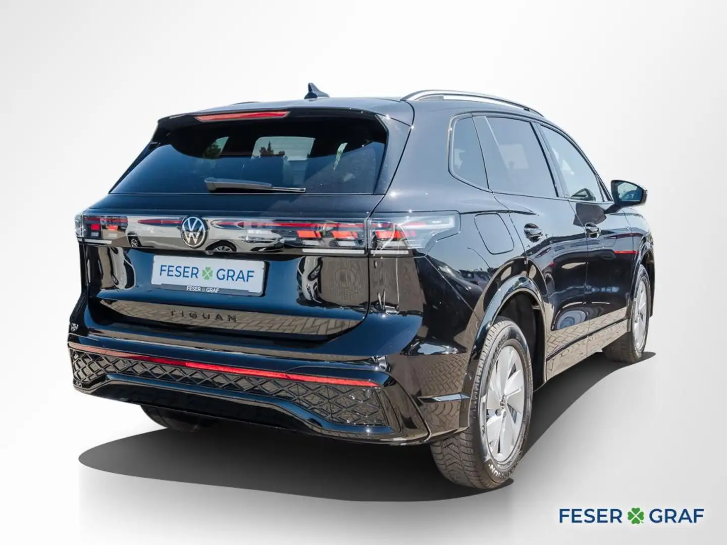 Volkswagen Tiguan 2.0 TDI DSG 4M R-Line AHK Matrix Standhei Schwarz - 2