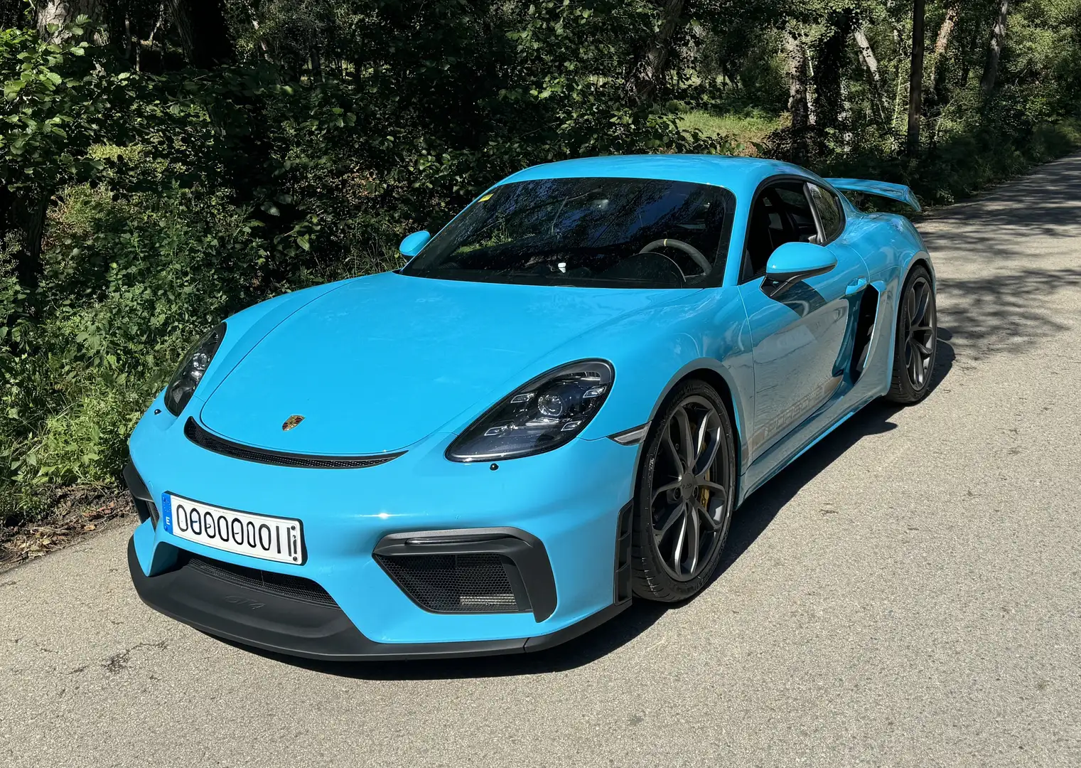 Porsche 718 Cayman GT4 Bleu - 1