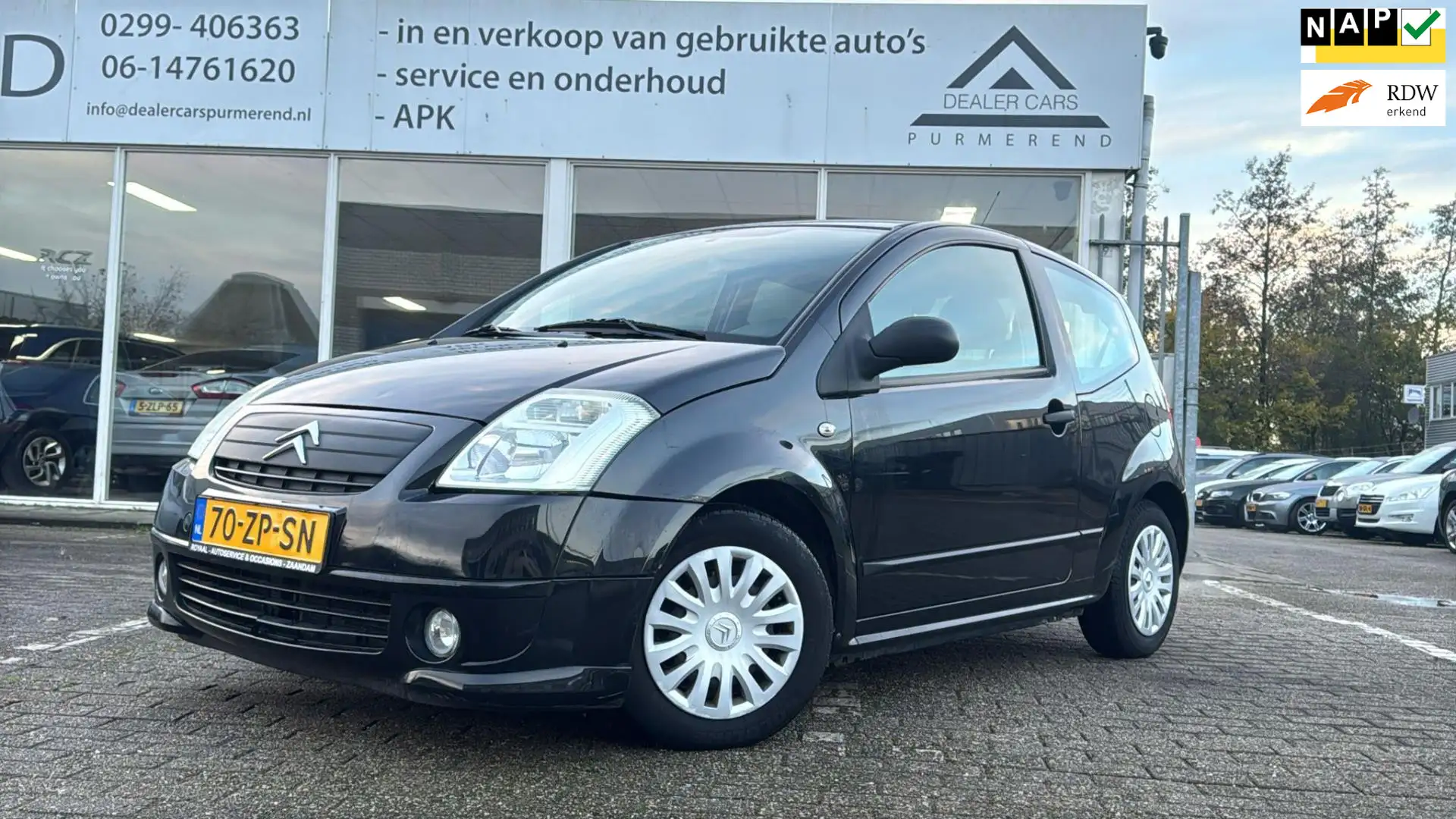 Citroen C2 1.1i Caractère Zwart - 1