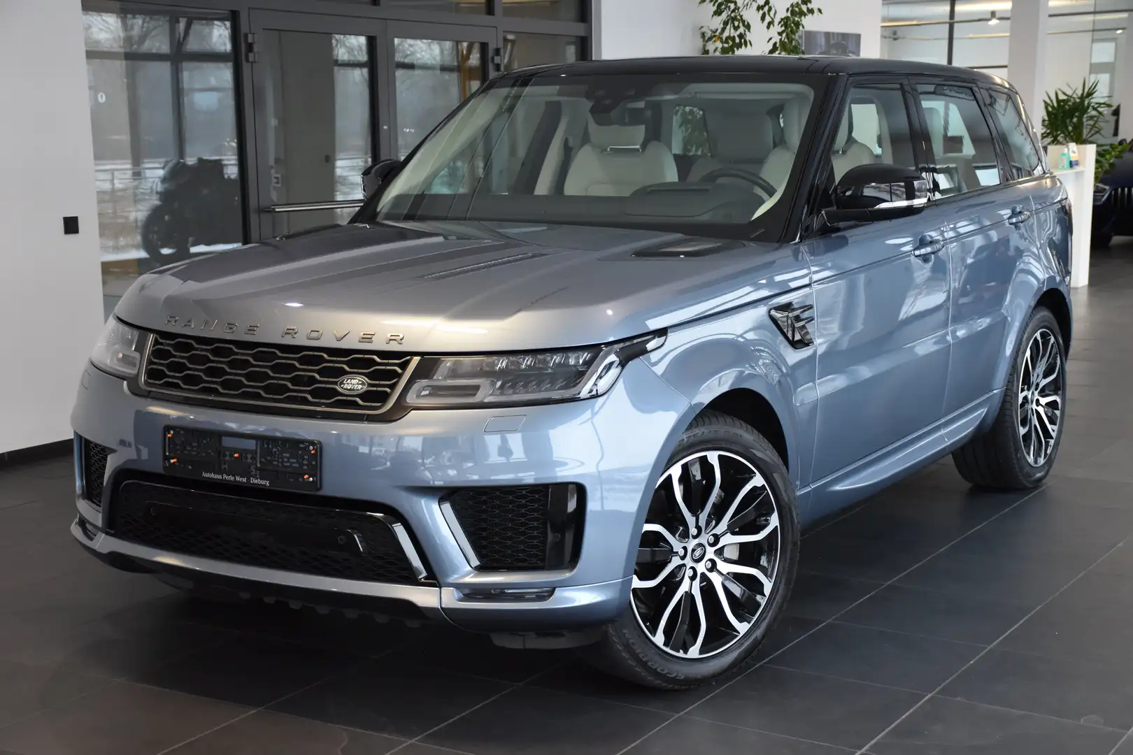 Land Rover Range Rover Sport D300 HSE Dynamic"LEDER BEIGE"PANO"ACC"PIXEL"HUD" Blau - 1