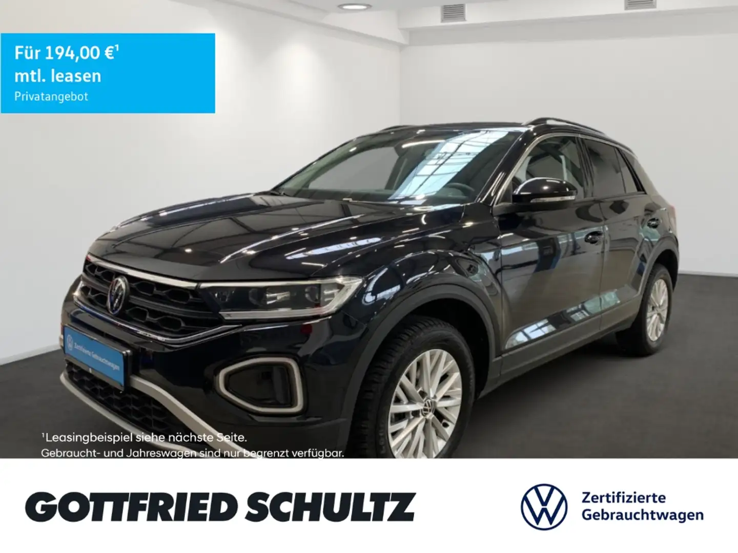 Volkswagen T-Roc LIFE TSI LED EINPARKHILFE NAVI SITZHEIZUNG Schwarz - 1