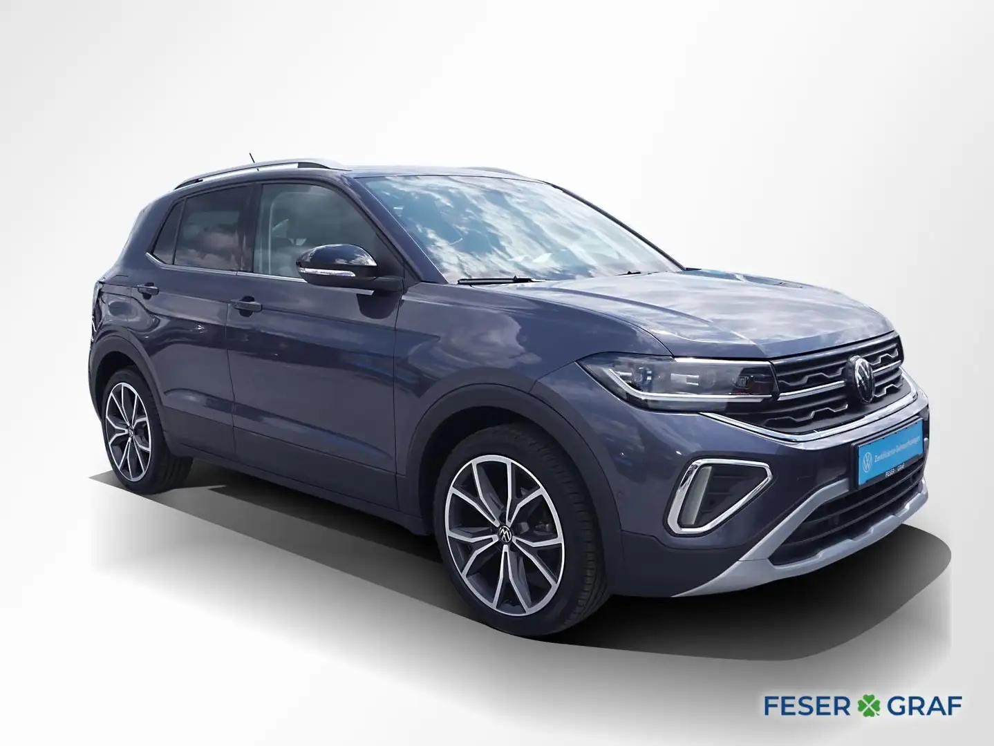 Volkswagen T-Cross 1.0 TSI Style DSG AHK Navi RüKa Grau - 2