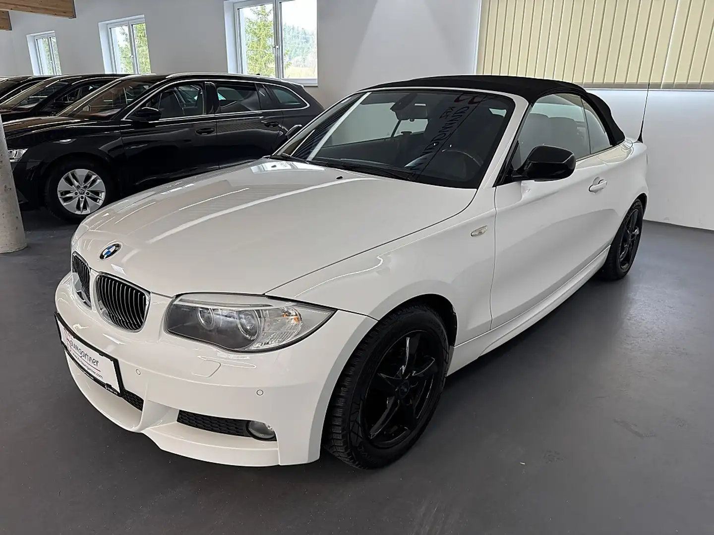 BMW 120 d Cabrio Sport M-Paket*XENON*Teilleder*Tempomat... Weiß - 2