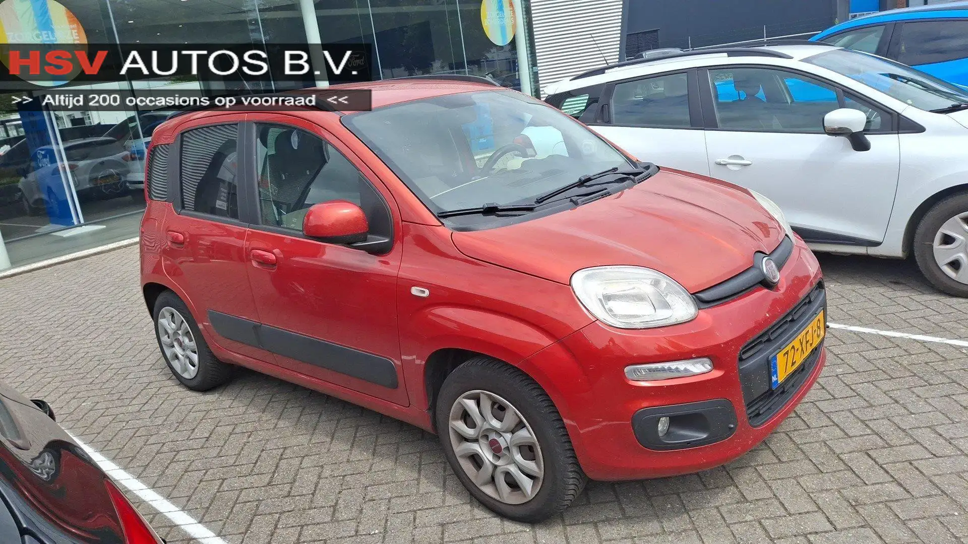 Fiat Panda 0.9 TwinAir Lounge airco 4-deurs org NL Красный - 1
