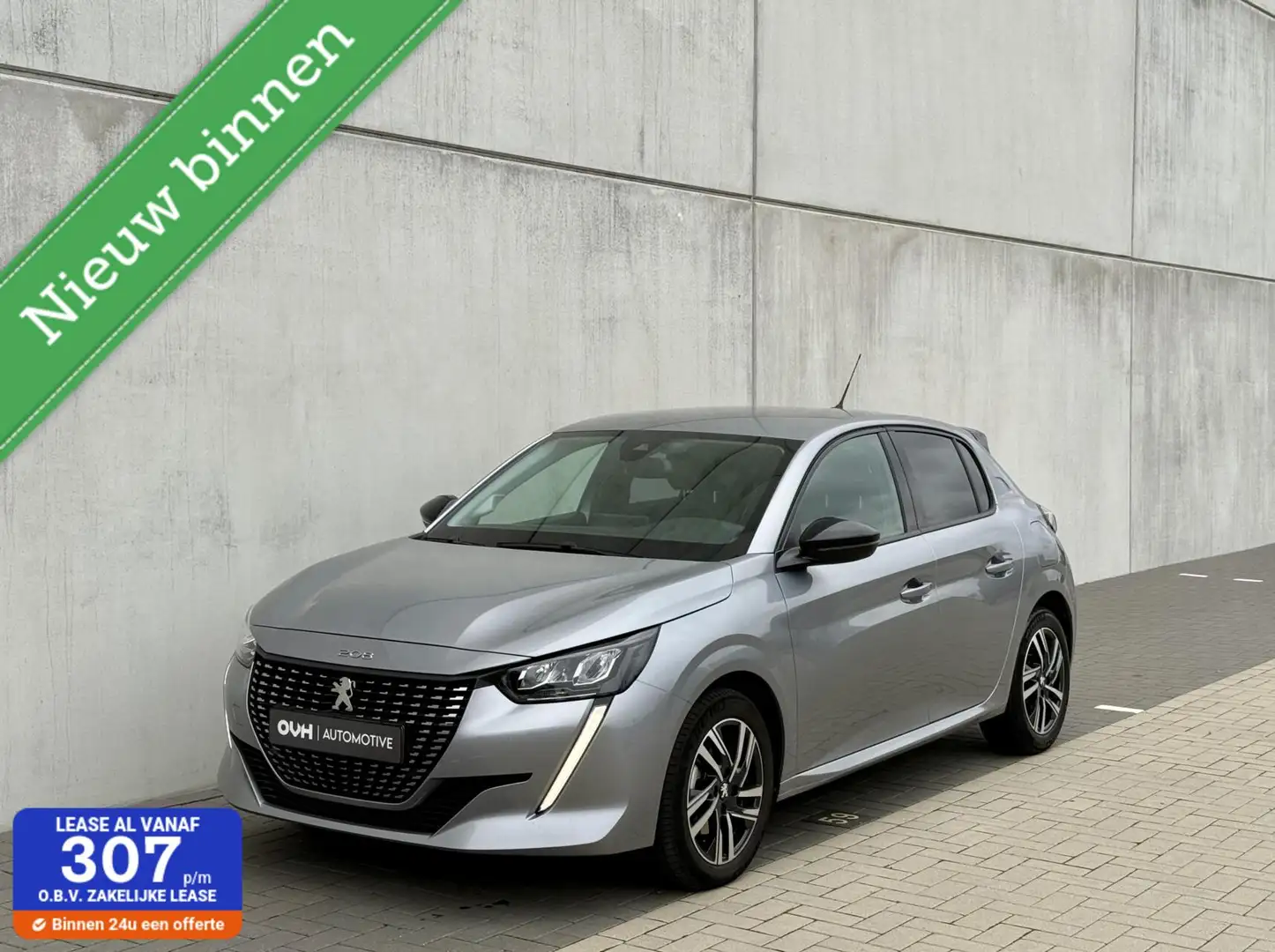Peugeot 208 1.2 Allure - virtual cockpit - CarPlay - keyless Gris - 1