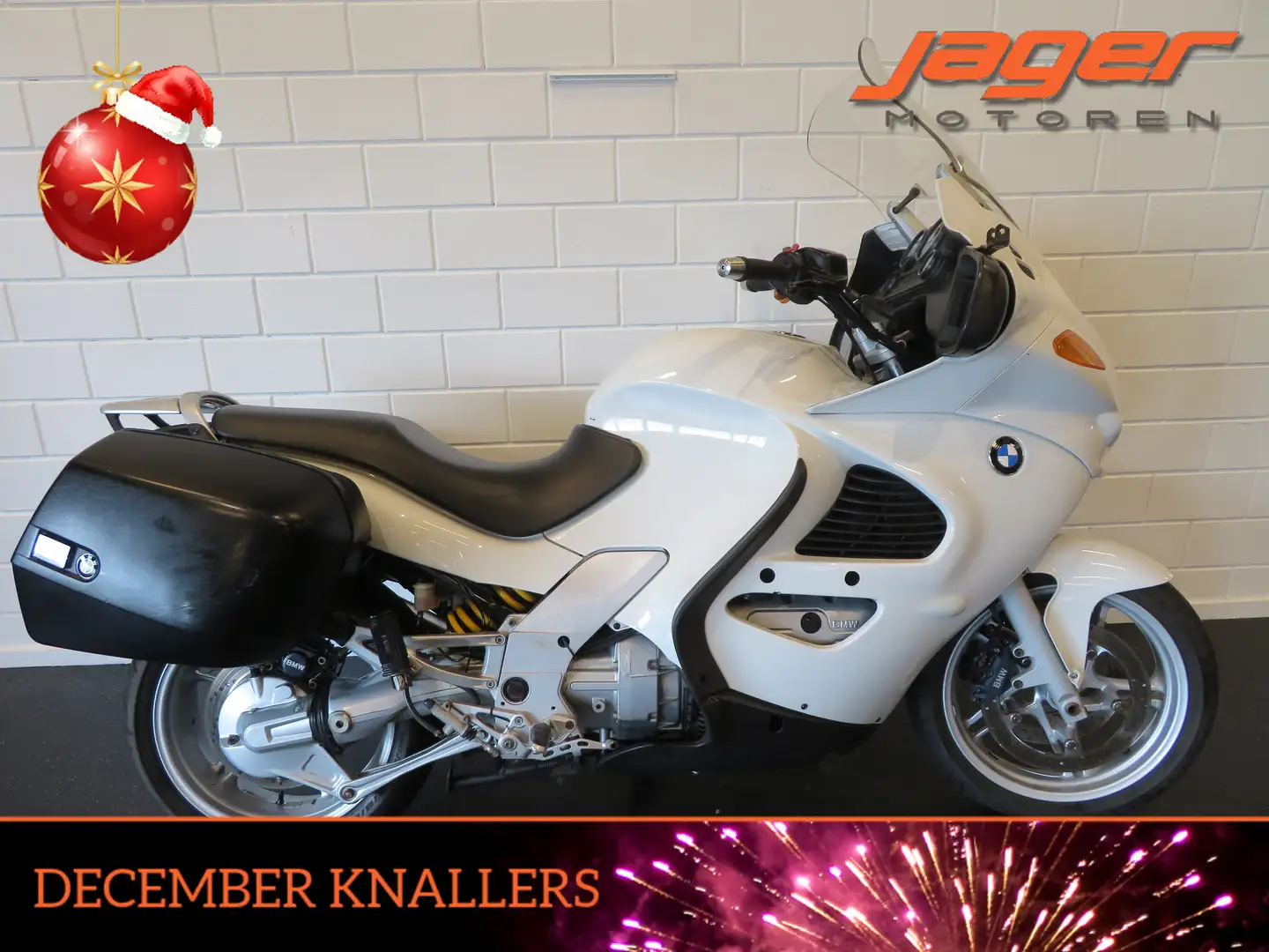 BMW K 1200 RS TOURBUFFEL MET KOFFERS Wit - 1