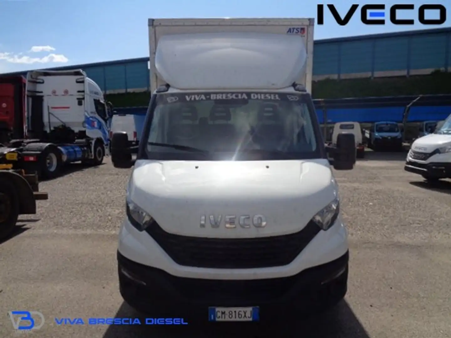 Iveco Daily 35C16 box con porte posteriori Bianco - 2