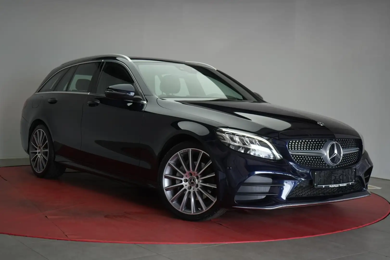 Mercedes-Benz C 220 d 4Matic T 9G-Tronic AMG Navi/Temp/Kamera/ Niebieski - 1