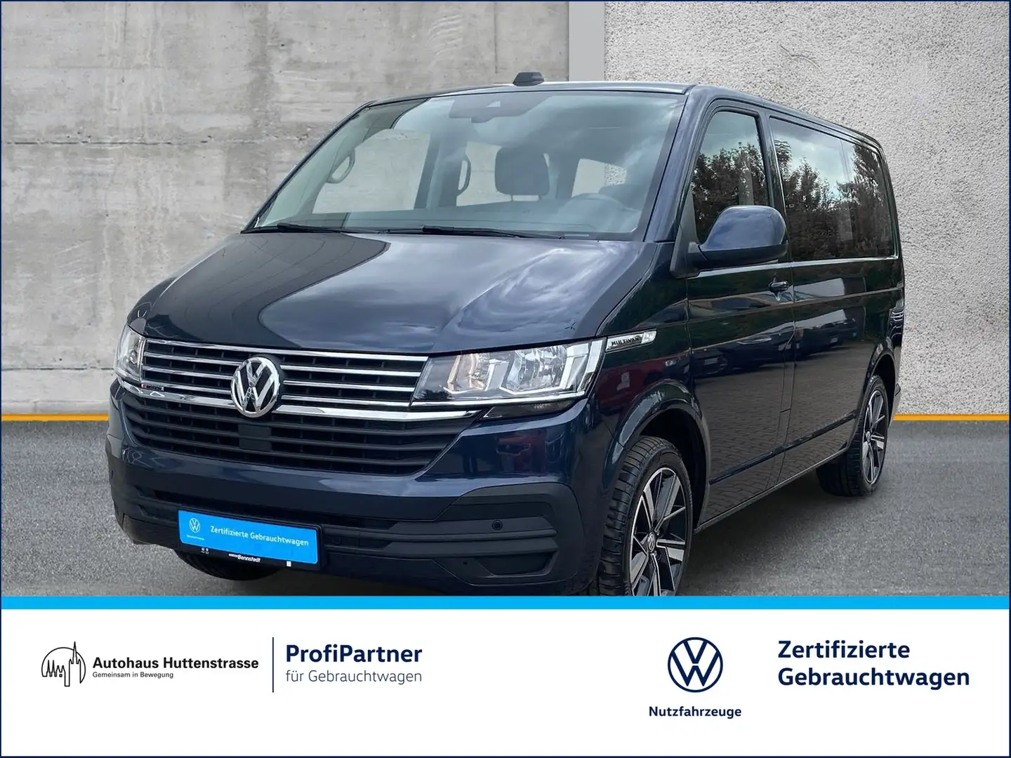 Volkswagen T6 Multivan 2.0 TDI DSG 4M STANDHZG DCC AHK Blau - 1