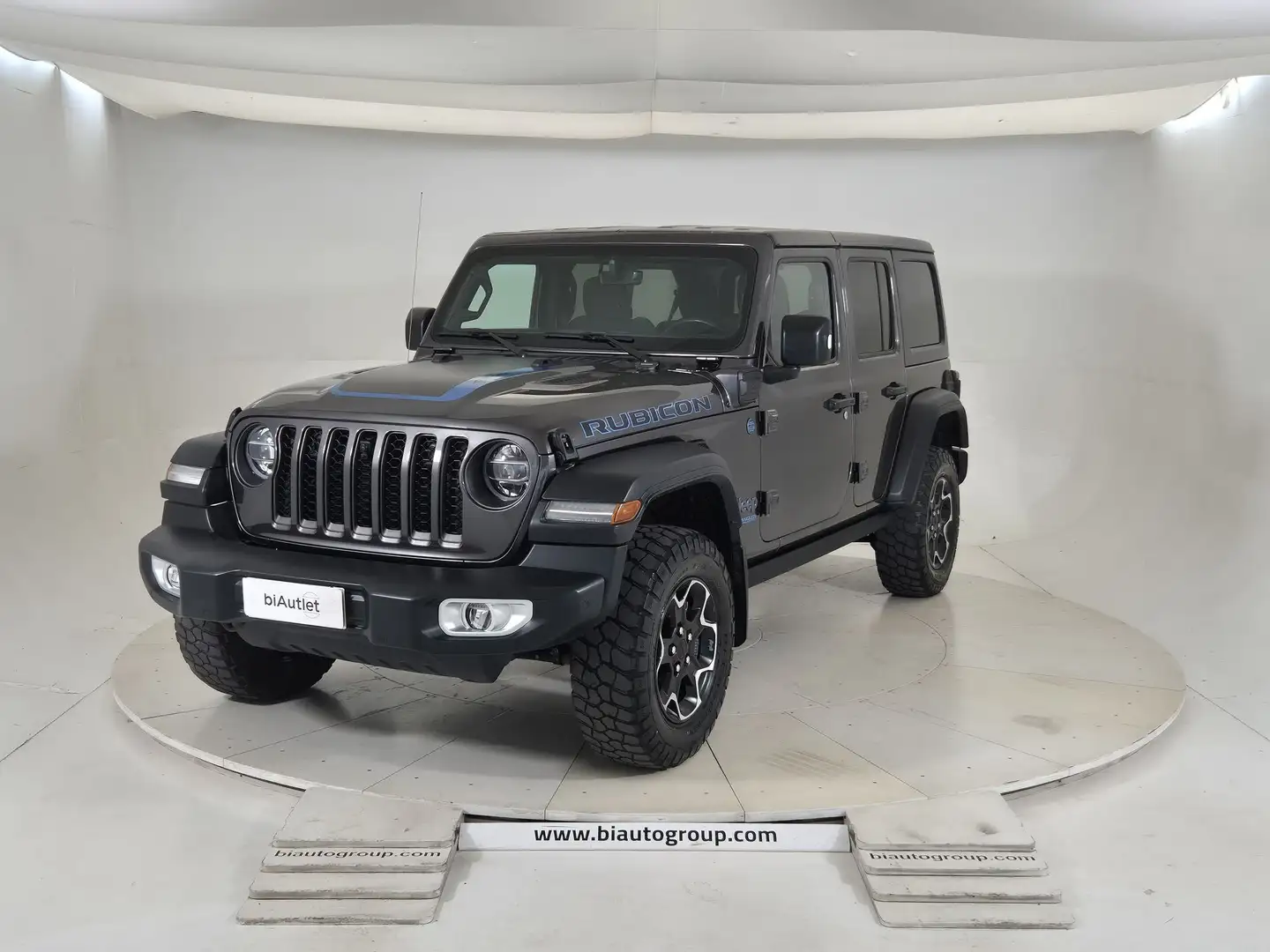 Jeep Wrangler IV Unlimited 4xe Unlimited 2.0 atx phev Rubicon 4 Grigio - 1