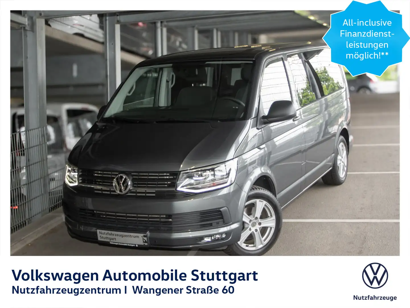 Volkswagen T6 Multivan Trendline 2.0 TDI Euro 6d TEMP EVAP Gris - 1
