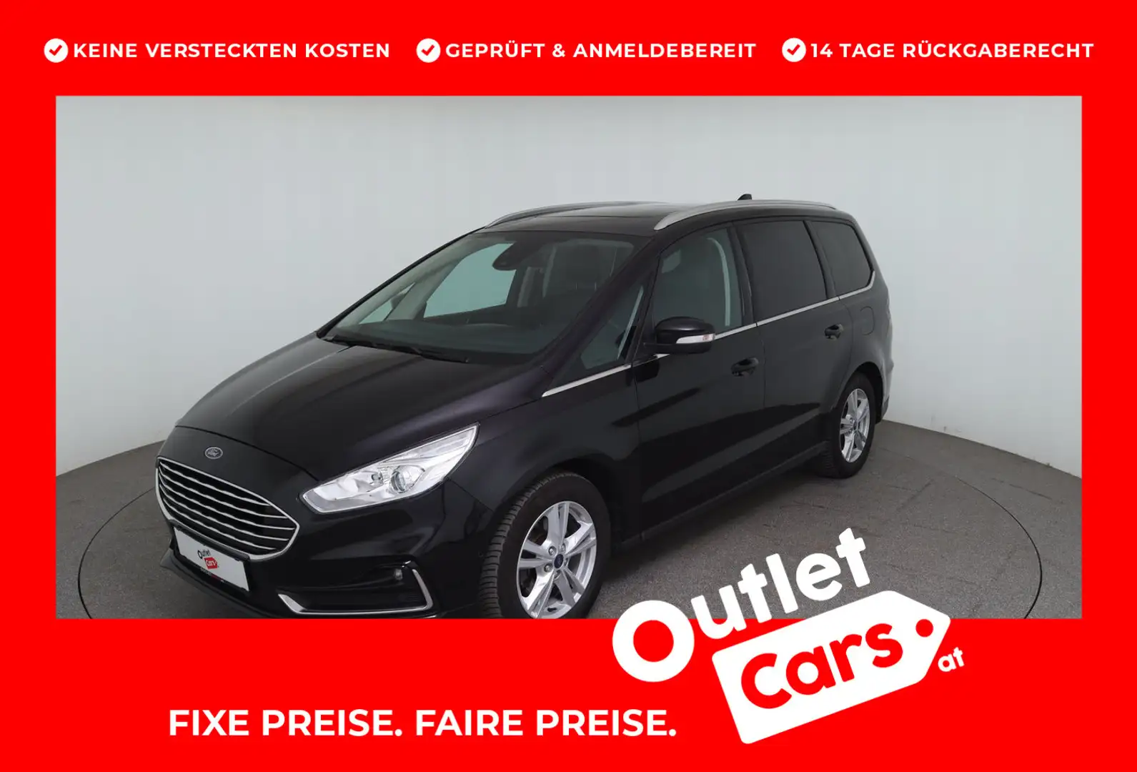 Ford Galaxy 2,0 EcoBlue SCR Titanium Schwarz - 1