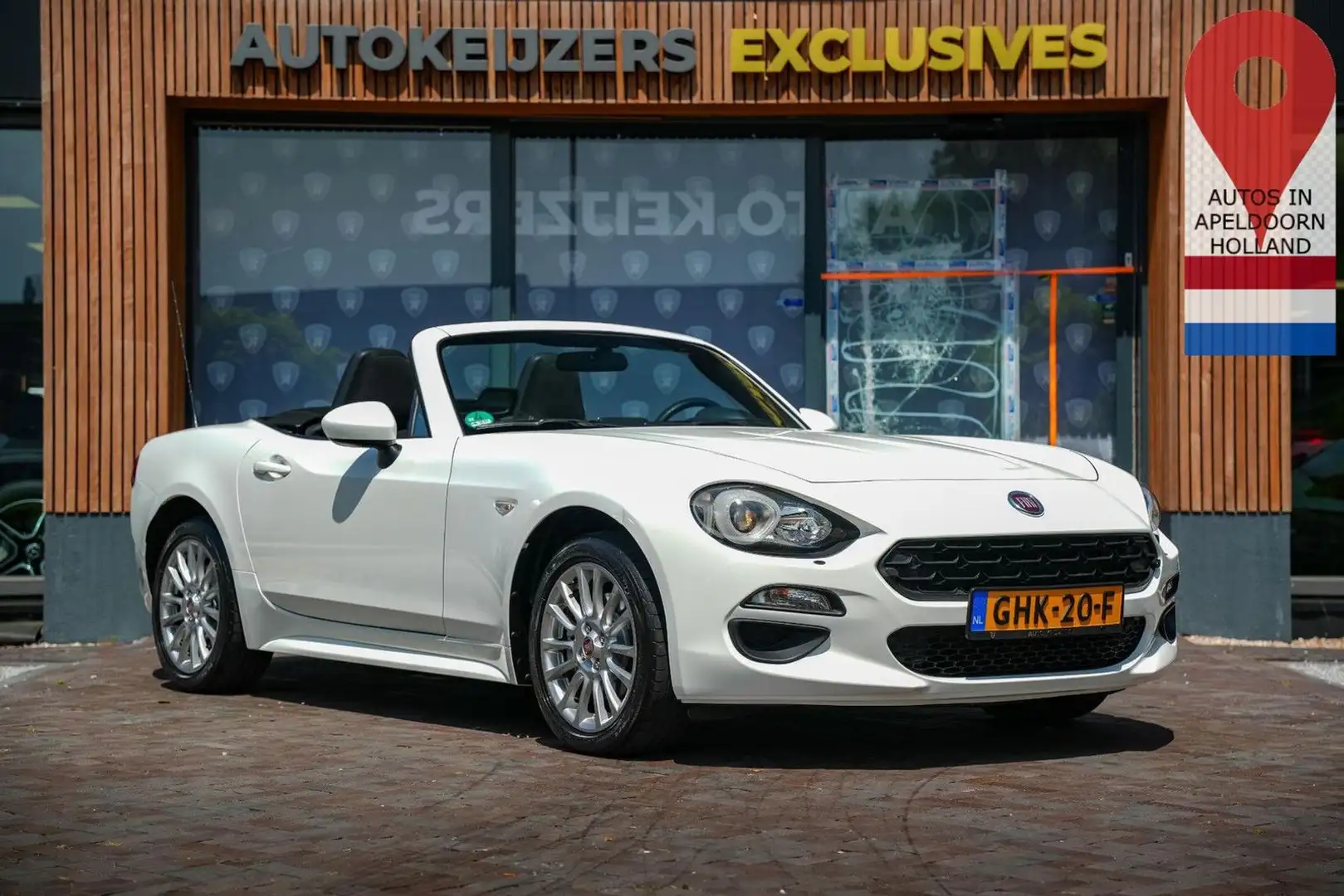 Fiat 124 Spider 1.4 MultiAir Turbo klima Cruise Audio Blanc - 1