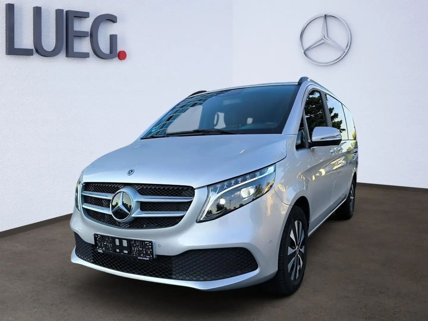Mercedes-Benz V 250 d 4MATIC Lang el.Schiebe SpurW AHK Navi Argent - 1