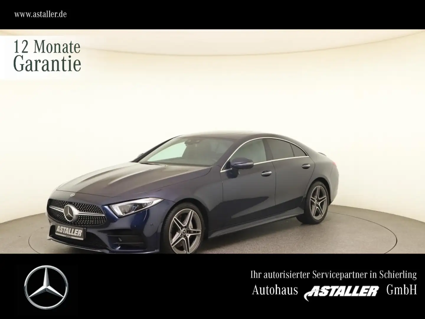 Mercedes-Benz CLS 450 4M AMG Line 2x+Memory+Sitzluft+Distr+SHD Albastru - 1