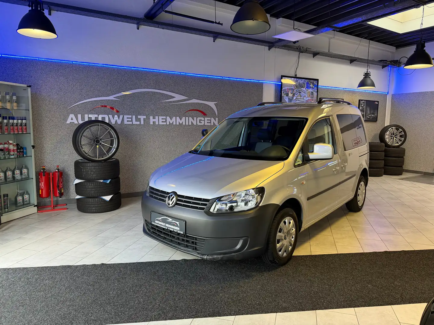Volkswagen Caddy 1.2 Trendline*TÜV NEU*12M.Garantie*Finanzierung Silber - 1