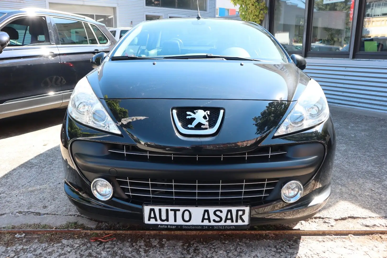 Peugeot 207 CC 1.6 HDi Cabrio Roland Garros/1.Hand/PDC Negro - 2