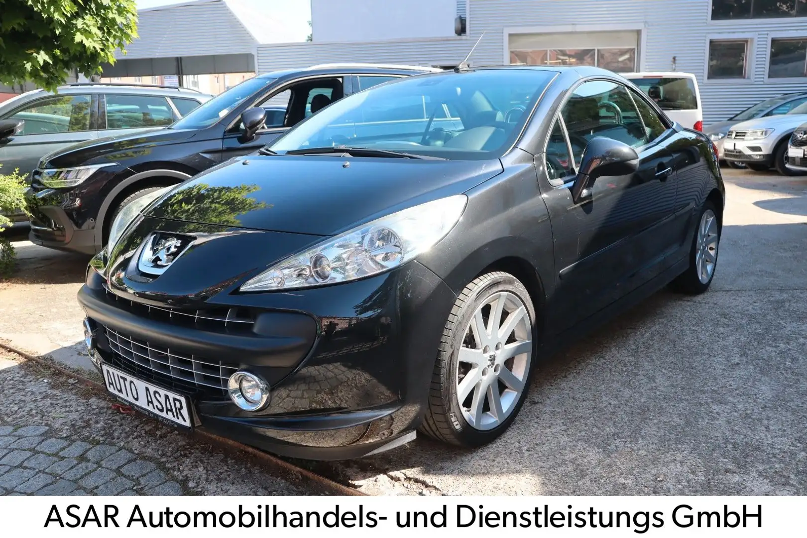 Peugeot 207 CC 1.6 HDi Cabrio Roland Garros/1.Hand/PDC Negro - 1