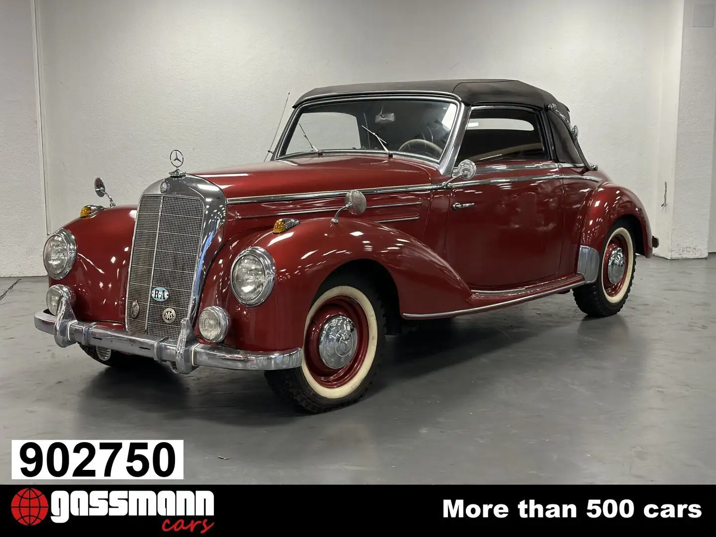 Mercedes-Benz 220 A Cabriolet W187 Czerwony - 1