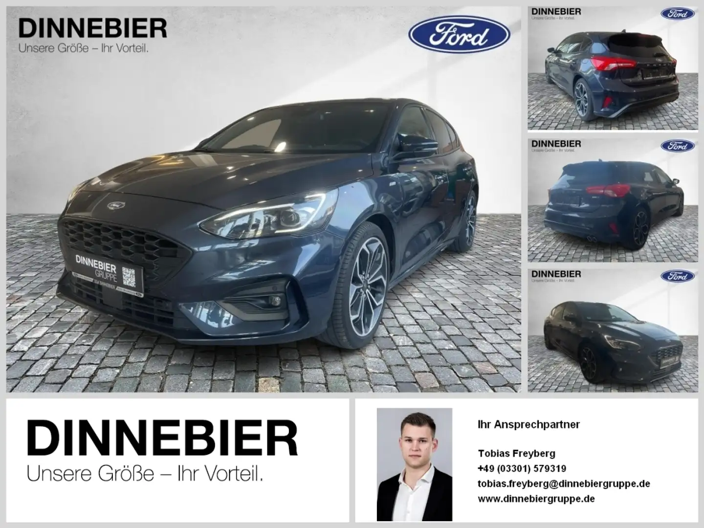 Ford Focus ST-Line X LM Blau - 1