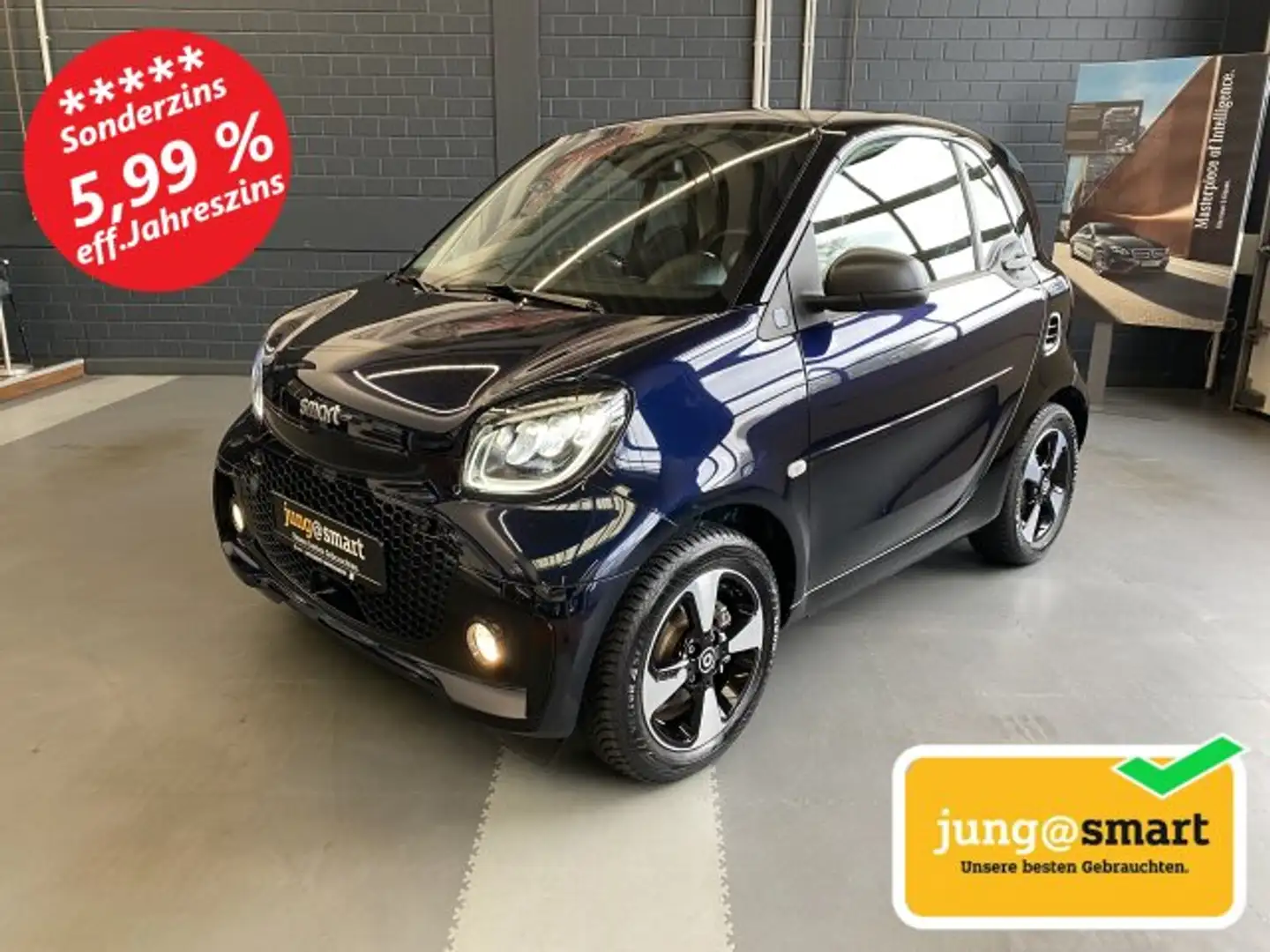 smart forTwo smart EQ Exclusive LED Kamera Sitzh.Lenkradh... BC Blu/Azzurro - 1