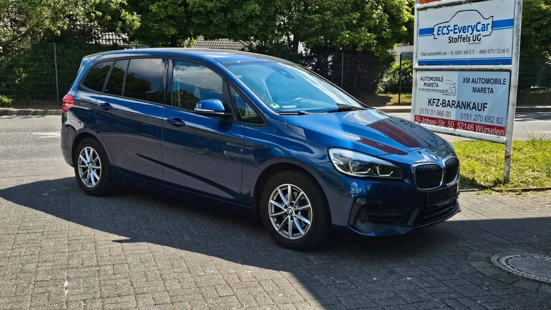 BMW 216 Gran Tourer 216 i Advantage Business Bleu - 1