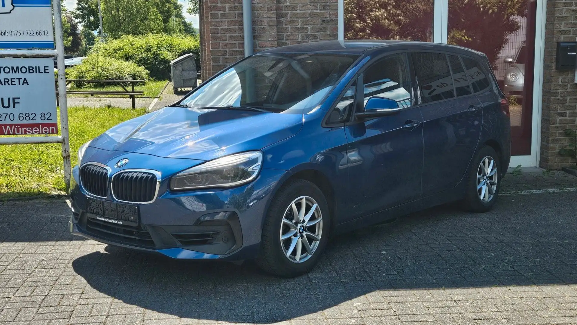 BMW 216 Gran Tourer 216 i Advantage Business Bleu - 2