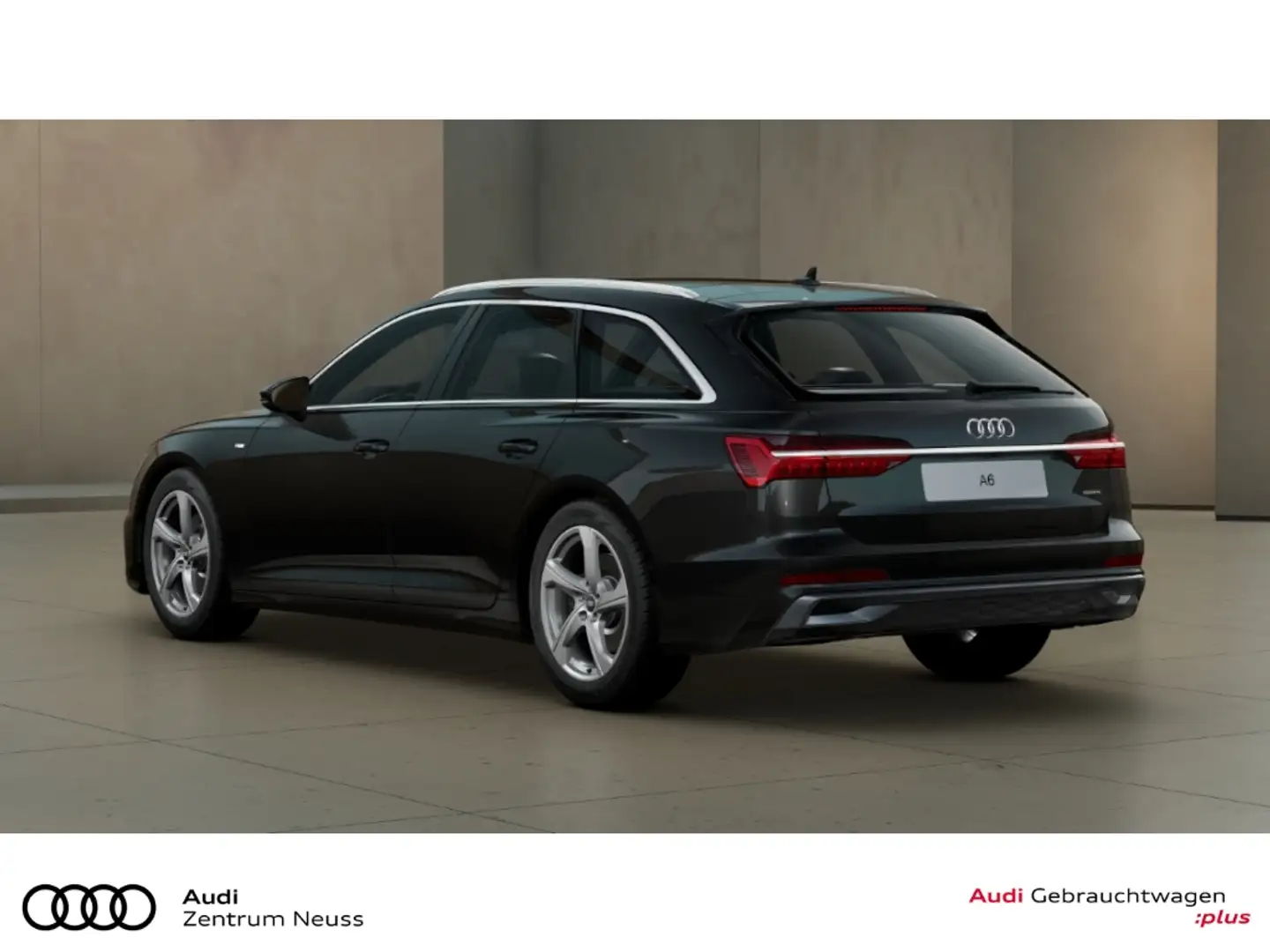 Audi A6 Avant 45 TDI quattro S line Schwarz - 2