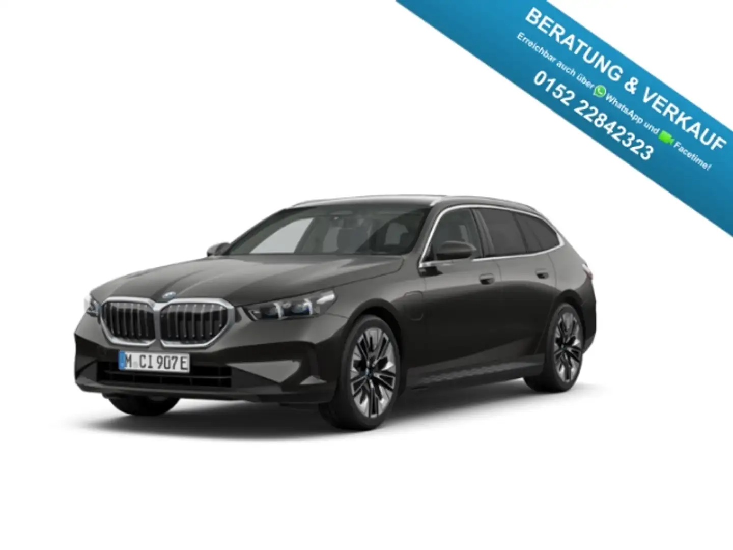 BMW 530 e Touring Sportpaket HUD AD AHK-klappbar AHK El. P Gris - 1
