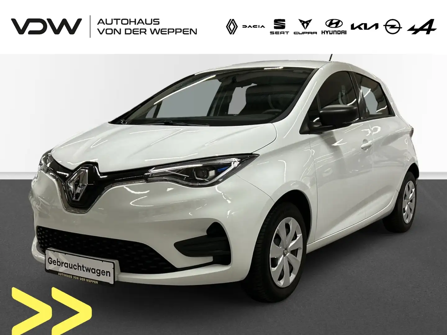Renault ZOE Life inkl. Batterie Klima Fenster el. Weiß - 1