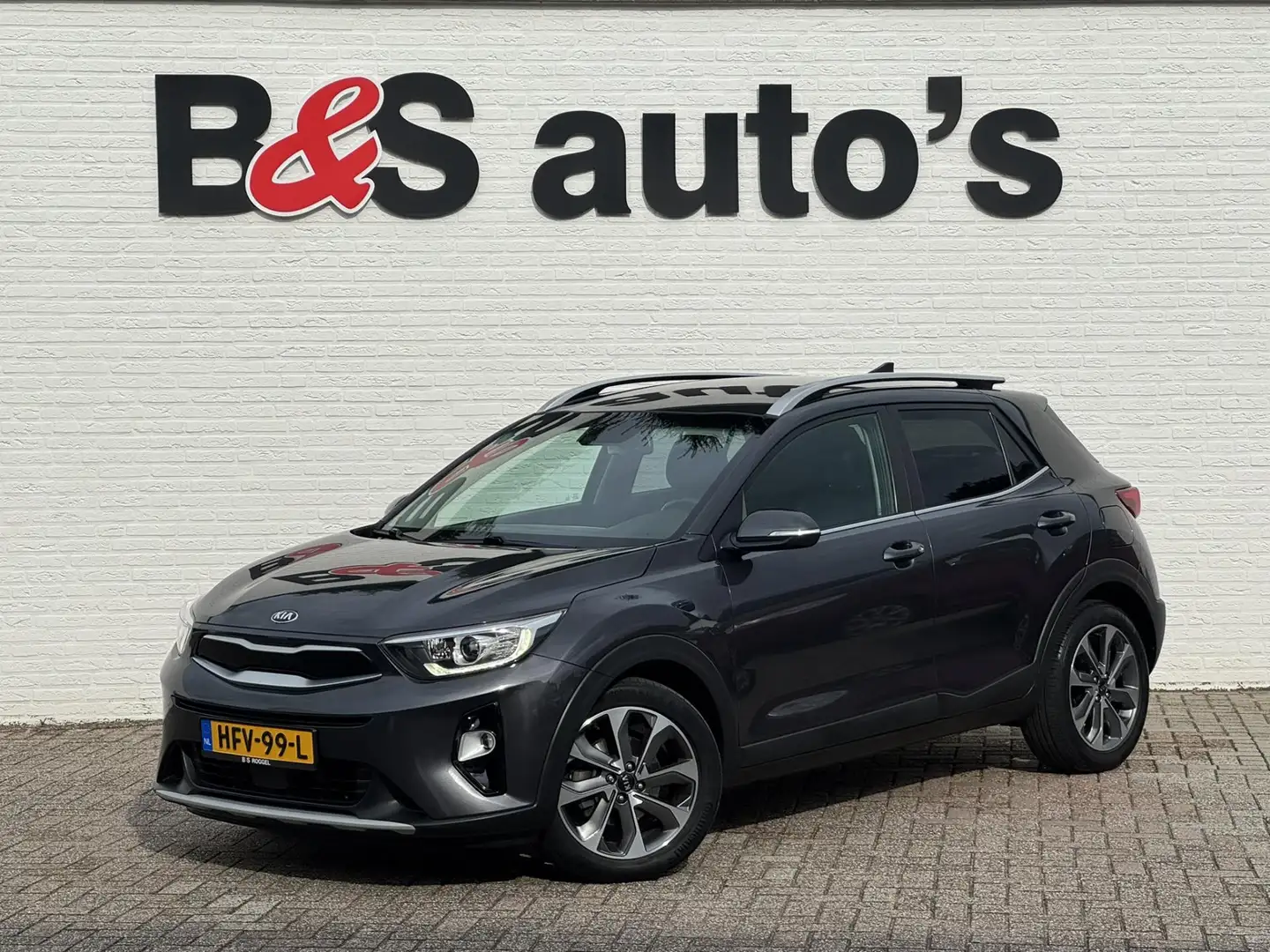 Kia Stonic 1.0 T-GDi ExecutiveLine Automaat Leder Camera Stuu Grijs - 1