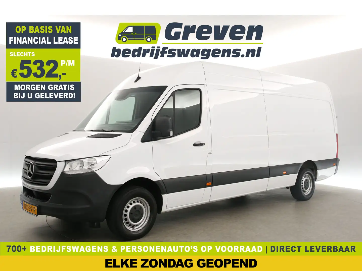 Mercedes-Benz Sprinter 317 L3H2 170PK 3500kg Trekgew. Automaat Airco Came Blanc - 1