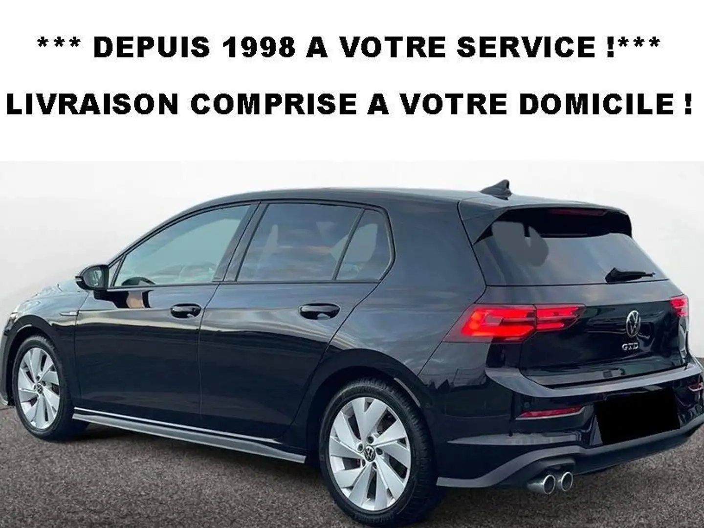 Volkswagen Golf GTD 2.0 TDI 200 cv GTD DSG livrée chez vous ! Černá - 1