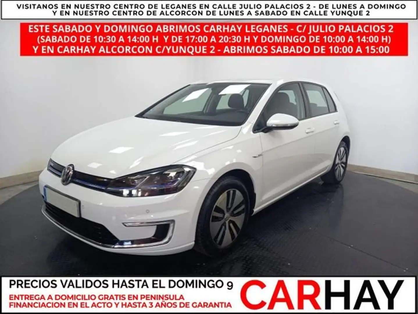 Volkswagen Golf E- 100KW 136CV MT1 Blanc - 1