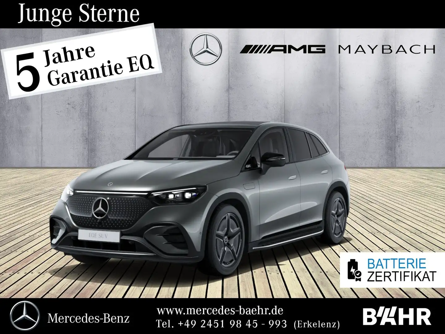 Mercedes-Benz EQE SUV EQE 350 4M SUV AMG/Pano/AHK/ FLEX-BONUS 3.850 € Grau - 1