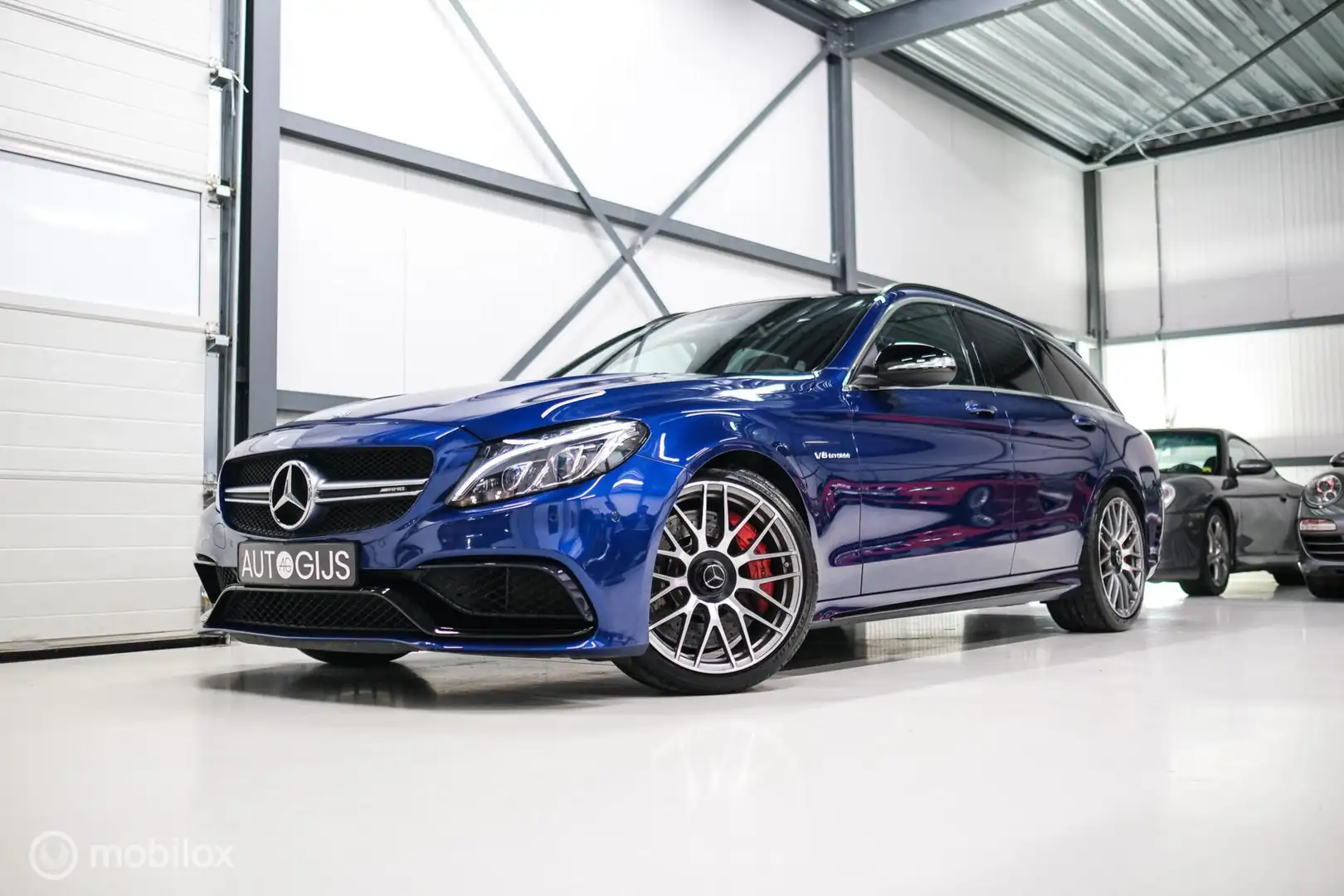 Mercedes-Benz C 63 AMG Estate S 585 pk | Drivers Pack | Unieke samenstell Blauw - 1