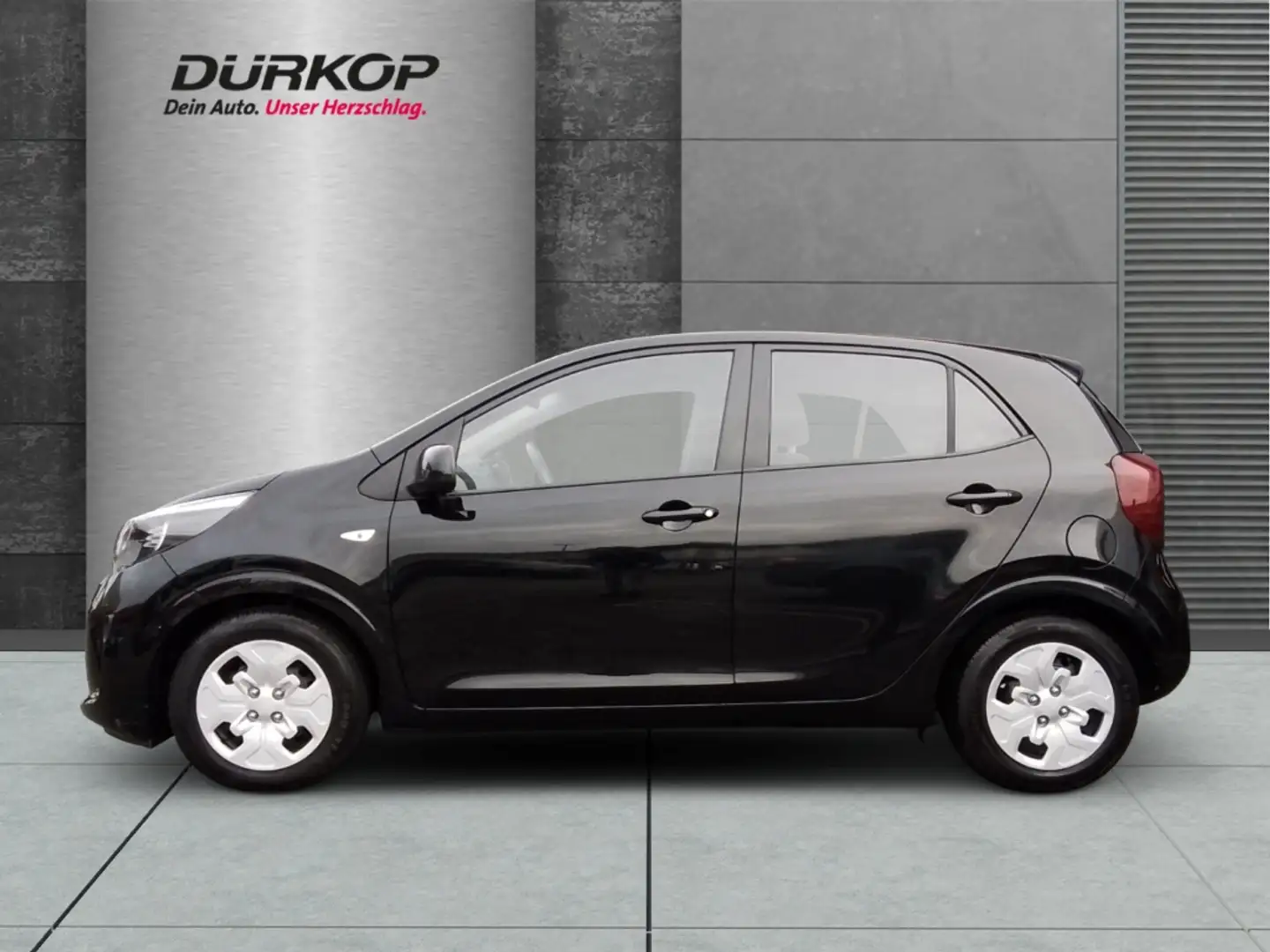 Kia Picanto 1.0 Edition 7 SHZ LenkradHZG Tel.-Vorb. Berganfahr Schwarz - 2