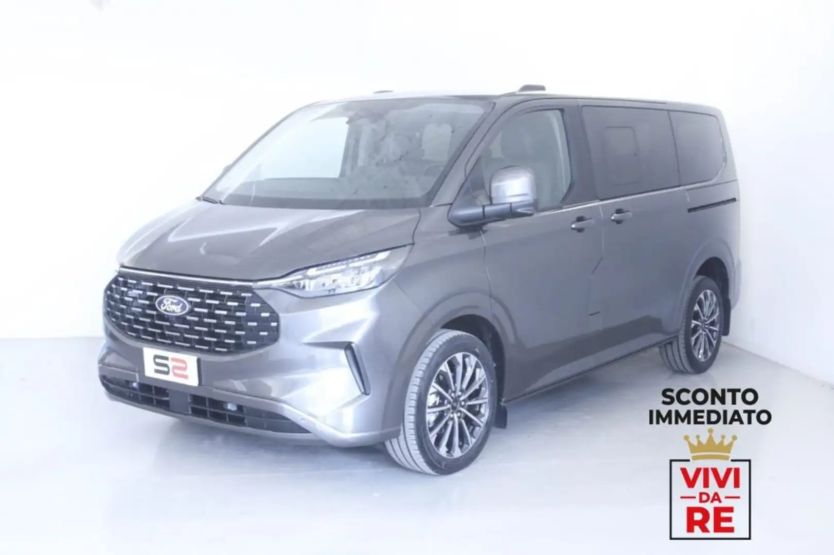 Ford Tourneo Custom 2.0 170CV aut. Titanium X L1H1 *SCONTO IMMEDIATO* Grigio - 1