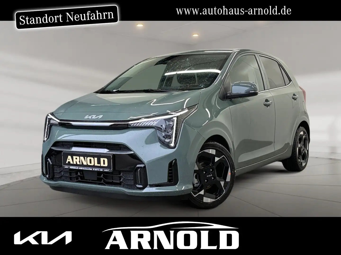 Kia Picanto Picanto 1.2 SPIRIT-Premium-Edition 16" SmartKey Vert - 1