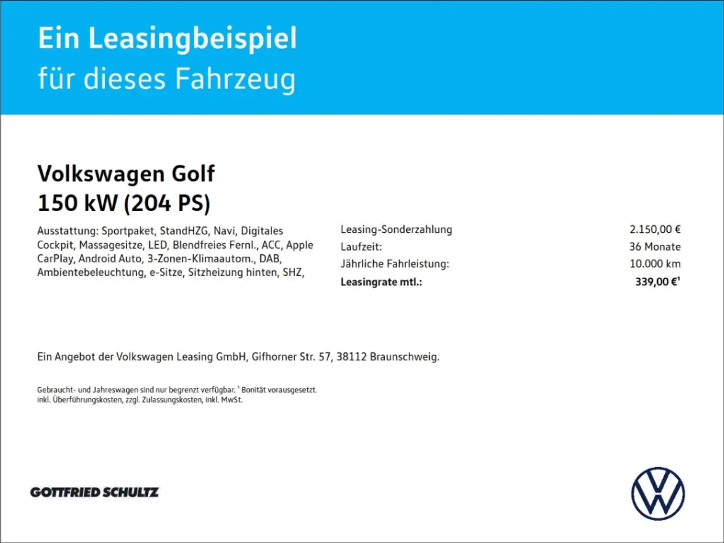 Volkswagen Golf VIII 1.4 eHybrid Style DSG   Standheizung   ACC Weiß - 2